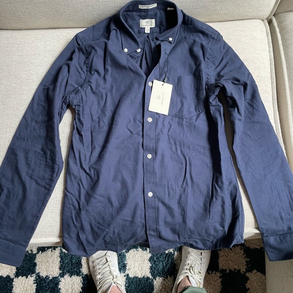 GANT cotton cashmere shirt - Picture 2 of 2